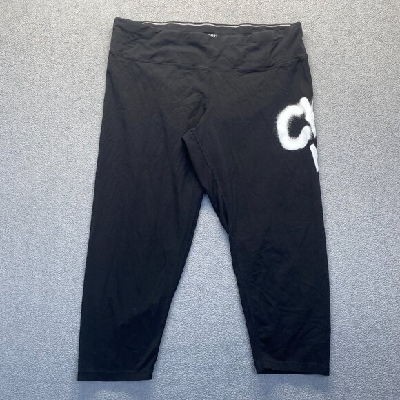 Calvin Klein Crop Performance Stretch Leggings Women's Size‎ 3X,Black,Comfort - Picture 11 of 12